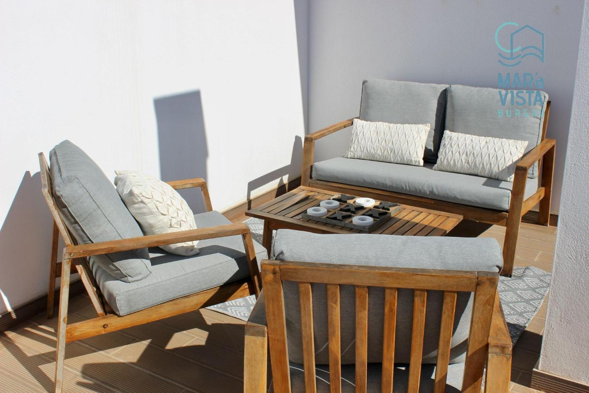 Ferienwohnung Mar A Vista Burgau Exterior foto